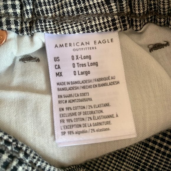 American Eagle Striped Jeans (Size 0 X-Long) - Picture 4 of 16